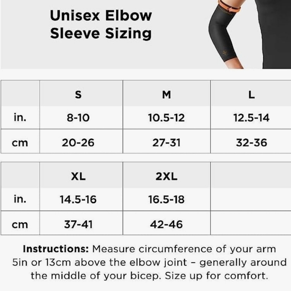 Tommy Copper Elbow Sleeve - Picture 5 of 6